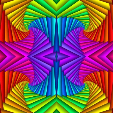 Çok renkli Seamless soyut şenlikli canlı modeli. Kiremitli etnik