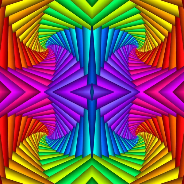 Multicolor Inconsútil patrón vivo festivo abstracto. Azulejos étnicos —  Fotos de Stock
