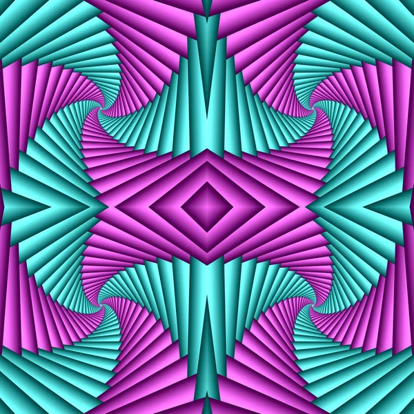 Bezszwowe wirowa abstrakcyjna Świąteczna wzór, Błękitny, purpurowy. Kafelki PA — Zdjęcie stockowe