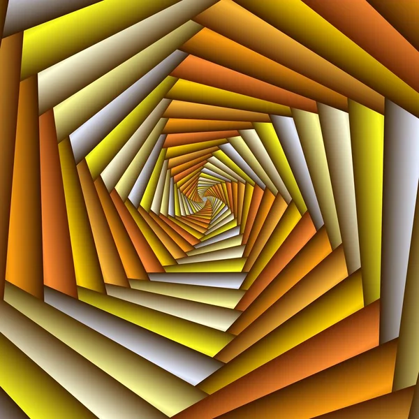 Swirl abstract patroon, geel en wit. Geometrisch mozaïek. Grea — Stockfoto