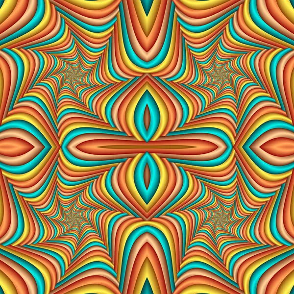 Multicolor bezszwowe uroczysty pastel Abstrakcja Spoko. Płytkami ethni — Zdjęcie stockowe
