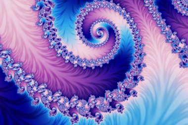 Spiral desenli muhteşem yatay arka plan. Sen