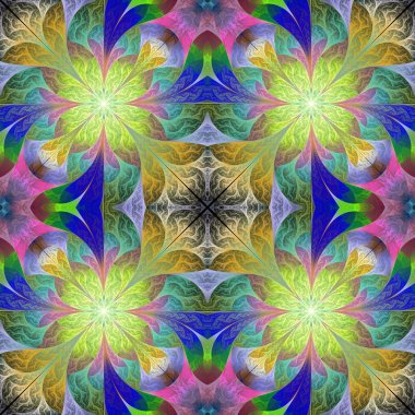 Çok renkli çiçek deseni mozaik tarzı. Sen-ebilmek kullanma o için 