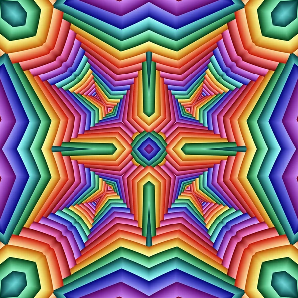 Multicolor sömlös abstrakt festlig pastell mönster. Kakel etniska — Stockfoto