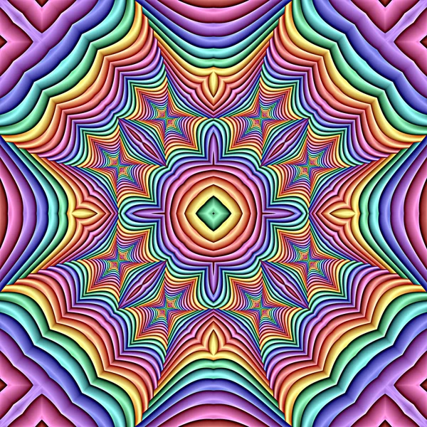 Multicolor naadloze abstracte feestelijke pastel patroon. Tegel etnische — Stockfoto