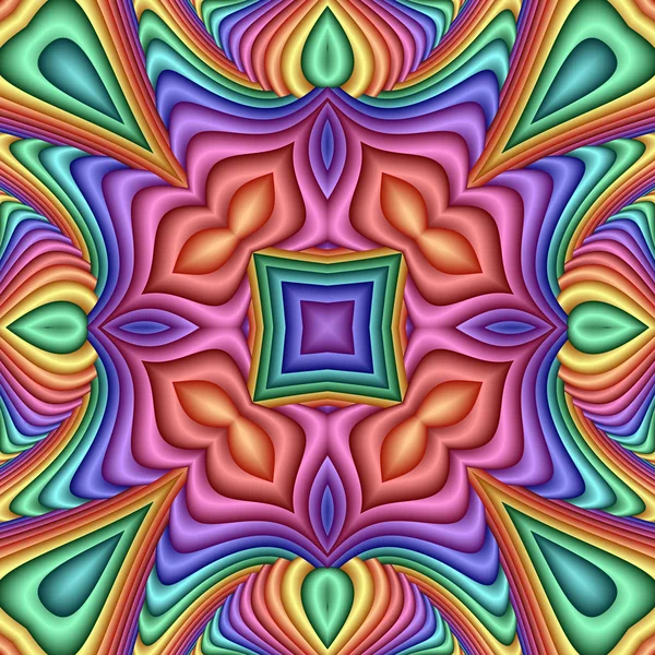 Multicolor naadloze abstracte feestelijke pastel patroon. Tegel etnische — Stockfoto
