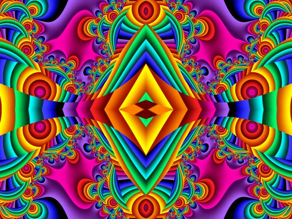 Fabuloso patrón multicolor. Puedes usarlo para invitaciones, n — Foto de Stock