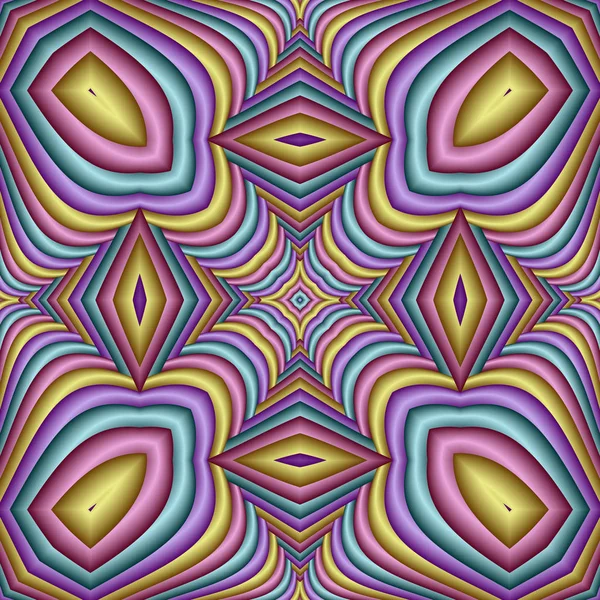 Mehrfarbige nahtlose abstrakte festliche Pastellmuster. Kachel ethnisch — Stockfoto