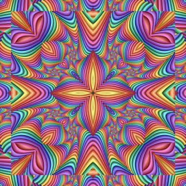 Çok renkli Dikişsiz soyut şenlikli pastel desen. Çini etnik