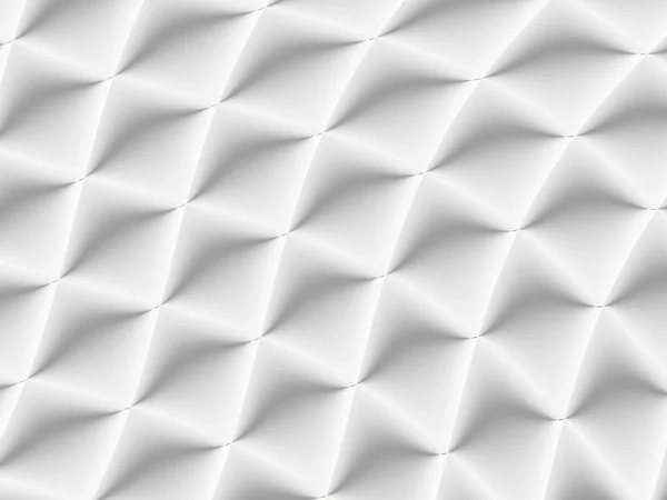 Losanges blancs et gris clair décorés en 3D dans une patte répétée — Photo