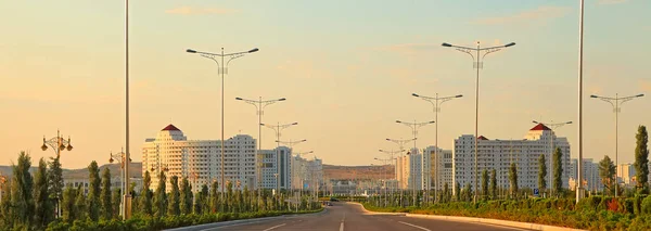 Ashgabat Turkmenistan Maja 2019 Nowoczesna Architektura Ashgabat Widok Nowoczesną Dzielnicę — Zdjęcie stockowe