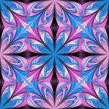 Çok güzel renkli çiçek deseni. Vitray pencere, fayans, mozaik, seramik, defter kılıfları, telefon kılıfı, kartpostallar, duvar kağıtları için kullanabilirsiniz. Yaratıcı tasarım ve sanat eserleri.