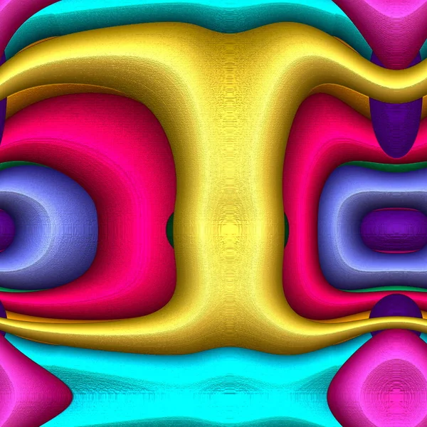 Series - Game of shapes. Abstract Modern Art background. Arrangement of vibrant volume abstract shapes. Subject of creativity, imagination, art and design.