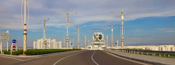 Ashgabat Turkmeni Stan Mayıs 2019 Şehrin Modern Manzaralarından Biri Ashgabat — Stok fotoğraf