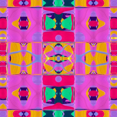 Şekillendirilmiş Seramik Döşeme. Çoklu renkli mozaik süsü. Mükemmel Modern Düzen. Seramik masa takımı, ahşap yapboz. Etnik kökenli. Lekeli cam pencere tarzı. Renk süslemelerinden ve kenarlıktan duvar kağıdı.