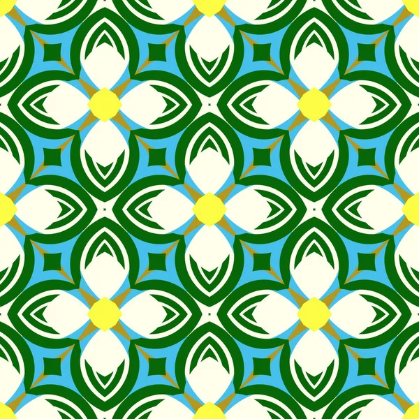 Patrón Floral Geométrico Abstracto Sin Costuras Ideal Para Diseño Moda —  Fotos de Stock