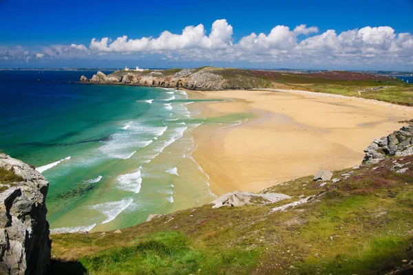 Amazing Beach Camaret Sur Mer — Stock Photo, Image