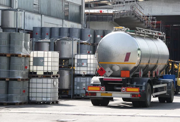 Een Interne Weergave Van Een Industriële Site — Stockfoto