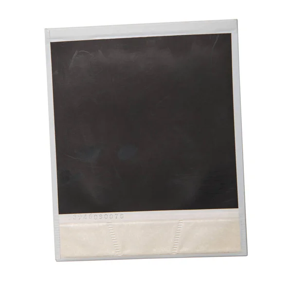 Beyaz arka plan üzerinde orijinal bir polaroid