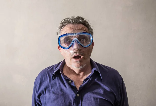 Man Har Scuba Mask — Stockfoto