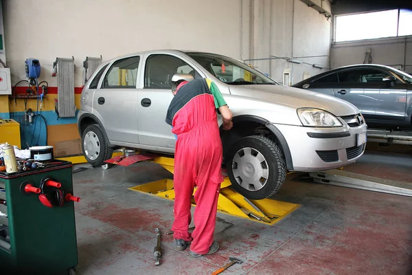 Anställd Verkstaden Workin — Stockfoto