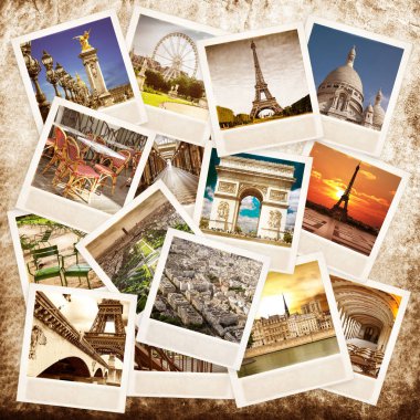 Paris görüntülerin bir kolaj