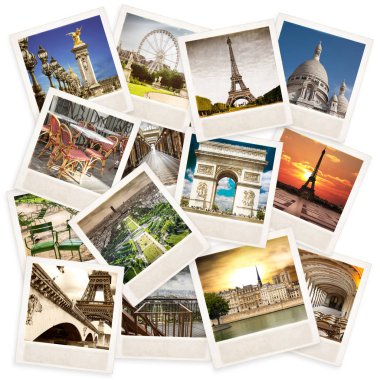 Paris görüntülerin bir kolaj