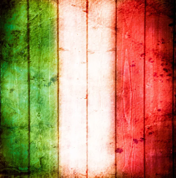 Итальянский Флаг Старого Стиля — стоковое фото