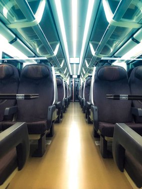 Tren taksi içeriden bakış