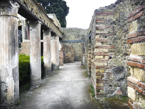 헤르쿨라네움의 고고학 유적지 — 스톡 사진