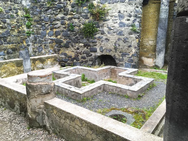 헤르쿨라네움의 고고학 유적지 — 스톡 사진