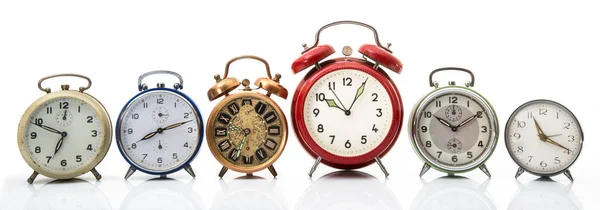 Vintage alarm clock collection Stock Picture