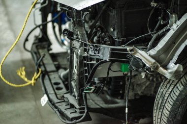 -Çok çok renkli kayıt kasada araba demonte konsol.