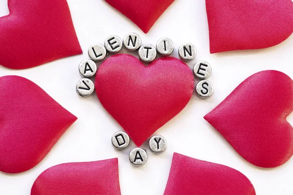 Día San Valentín Fondo Romántico Feliz Fiesta Febrero Concepto Amor —  Fotos de Stock