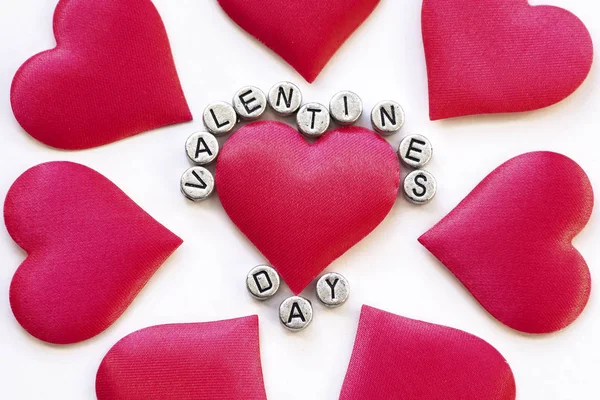 Valentijnsdag Romantische Achtergrond Gelukkige Vakantie Februari Liefde Concept Briefkaart Een — Stockfoto