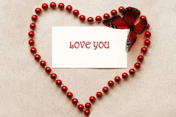 Valentinstag Romantischer Hintergrund Froher Feiertag Februar Liebeskonzept Postkartenhintergrund Dekoriert Mit — Stockfoto