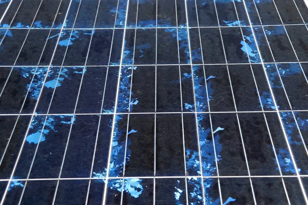 Nahaufnahme der Solarpaneelstruktur — Stockfoto