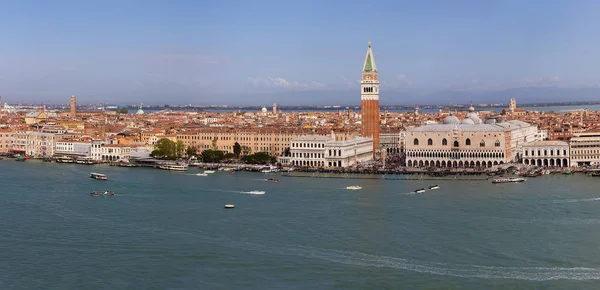 Vue Panoramique Venise Depuis Clocher Cathédrale San Giorgio Maggiore Italie — Photo