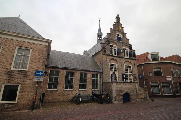 Edificio Histórico Pueblo Haastrecht Largo Hoogstraat Los Países Bajos —  Fotos de Stock
