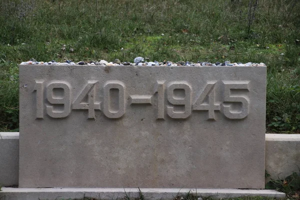 Remembrance Plaats Waalsdorpervlakte Duinen Dicht Bij Den Haag Waar Leden — Stockfoto