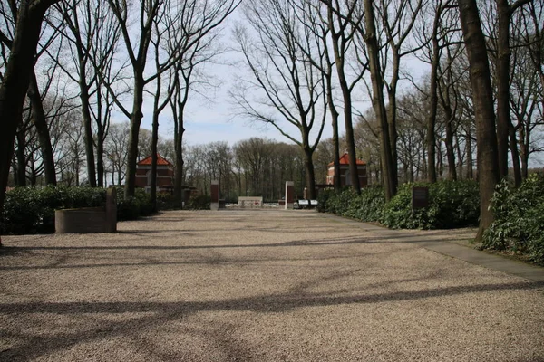 Cemitério Militar Oosterbeek Para Pára Quedistas Caídos Durante Batalha Arnhem — Fotografia de Stock