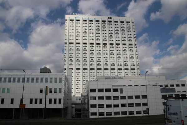 Yeni Binalar Eski Hollanda Nın Rotterdam Dijkzigt Olarak Bilinen Erasmus — Stok fotoğraf