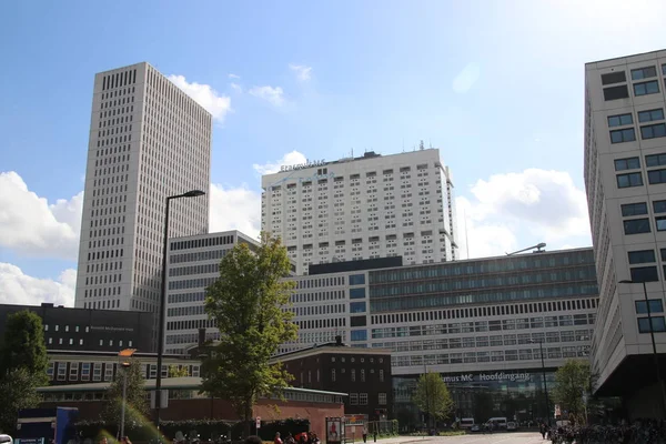 Neubauten Des Ehemals Als Dijkzigt Bekannten Erasmus Medical Center Rotterdam — Stockfoto