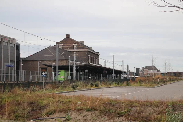 Estación Tren Abandonada Para Reconstrucción Estación Metro Pero Retrasado Puerto —  Fotos de Stock