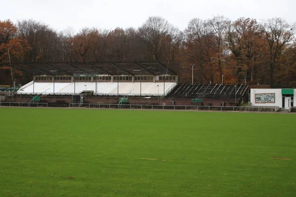 Opuszczony Stadion Piłkarski Mieście Wageningen Nazwie Wageningse Berg Gdzie Wageningen — Zdjęcie stockowe