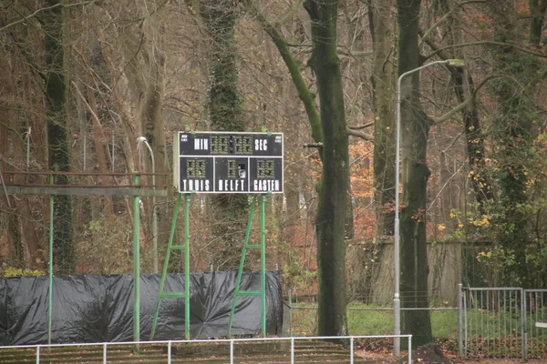 Elhagyott Wageningen Nevű Wageningse Berg Ahol Wageningen 1992 Csődjét Labdarúgó — Stock Fotó