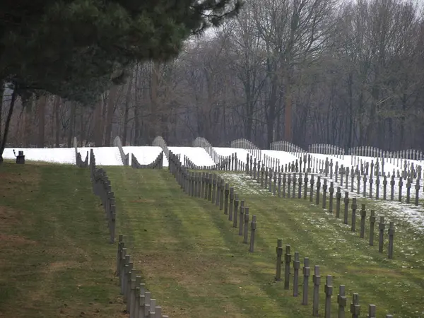 German Military Cemetery Ysselstein Soldiers Were Buried Battle Overloon — Stock Photo, Image