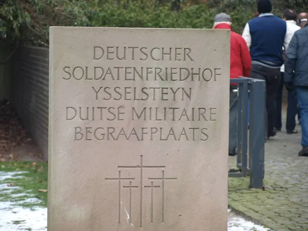 Cementerio Militar Alemán Ysselstein Donde Los Soldados Fueron Enterrados Después — Foto de Stock