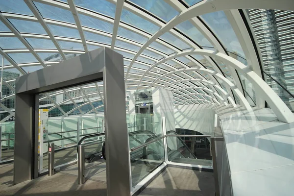 Nya Moderna Tunnelbanestationen Metro Randstadrail Linje Haag Centralstationen Där Den — Stockfoto
