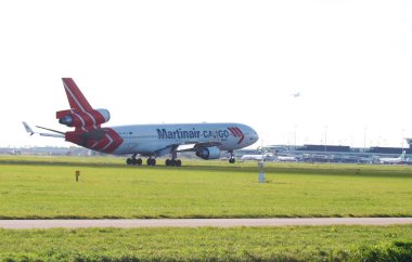 PH-Mcs - Mcdonnell Douglas Md-11f Martinair kargo Buitenveldert iniş pisti Amsterdam Schiphol Havaalanı'nda açılış emekli ve yedek parça için federal hızlı Fedex için satılan 